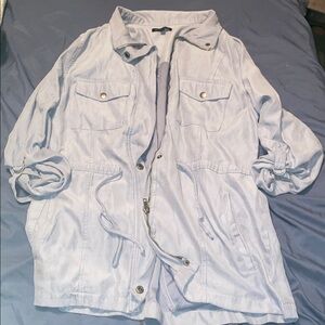 Staccato light blue/gray Lightweight Safari Jacket - Size Medium